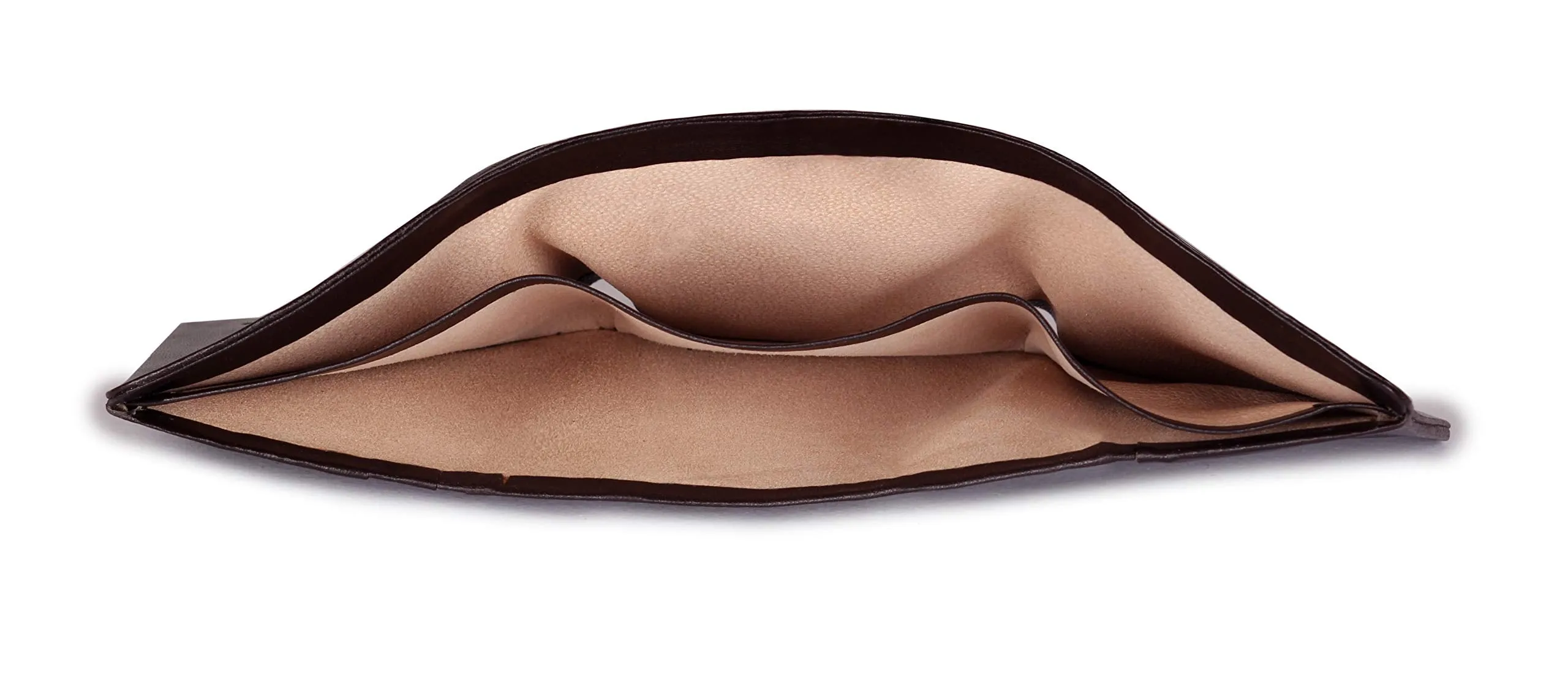 The Clownfish Axel Stitchless Genuine Leather Wallet for Men's with RFID Protection - Brown
