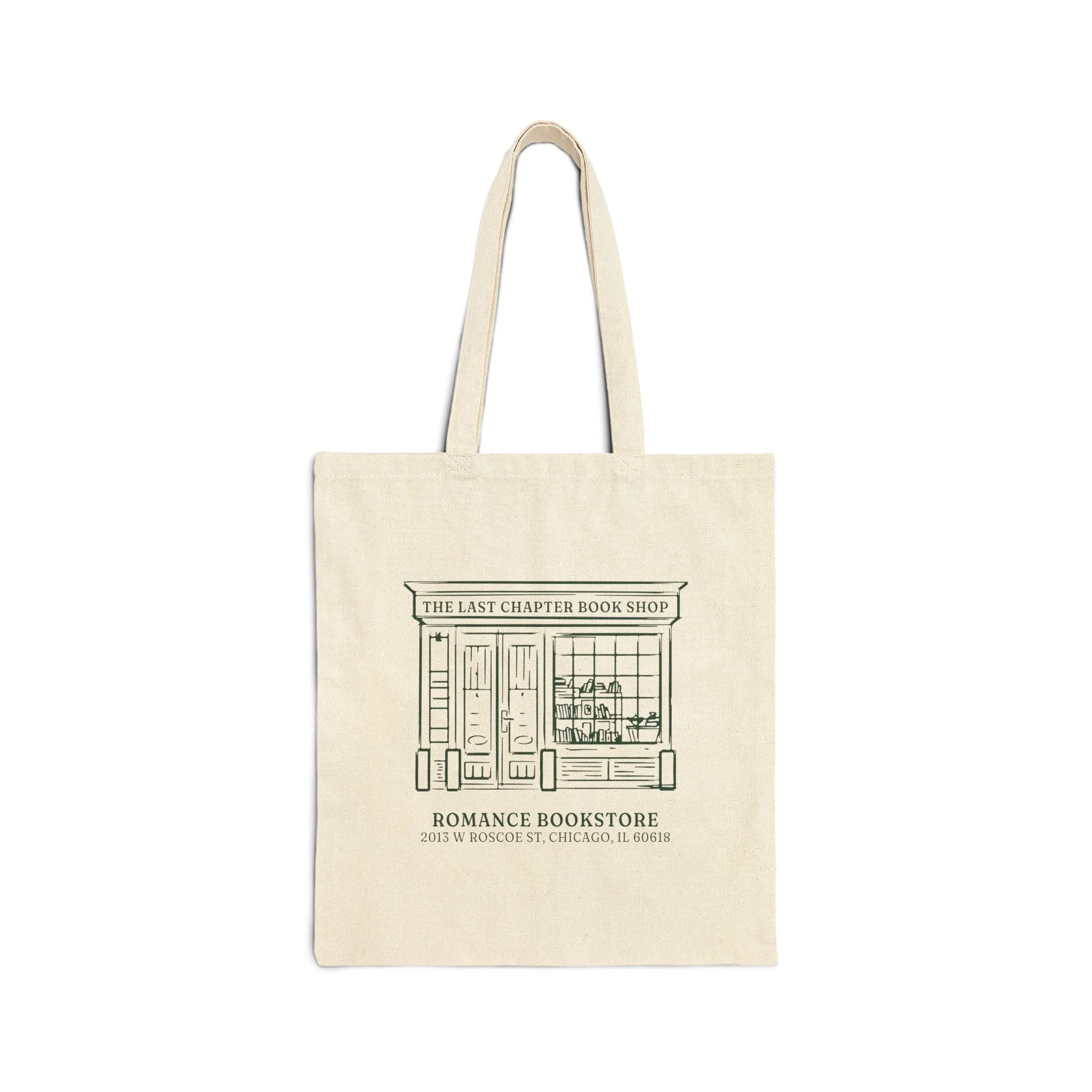 TLC Chicago Cotton Canvas Tote Bag