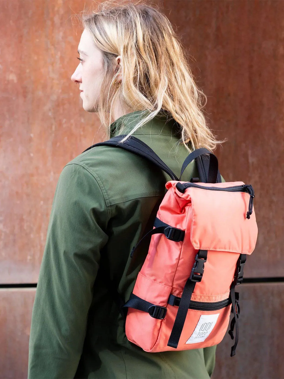 Topo Designs Rover Pack Mini Ripstop Black Purple