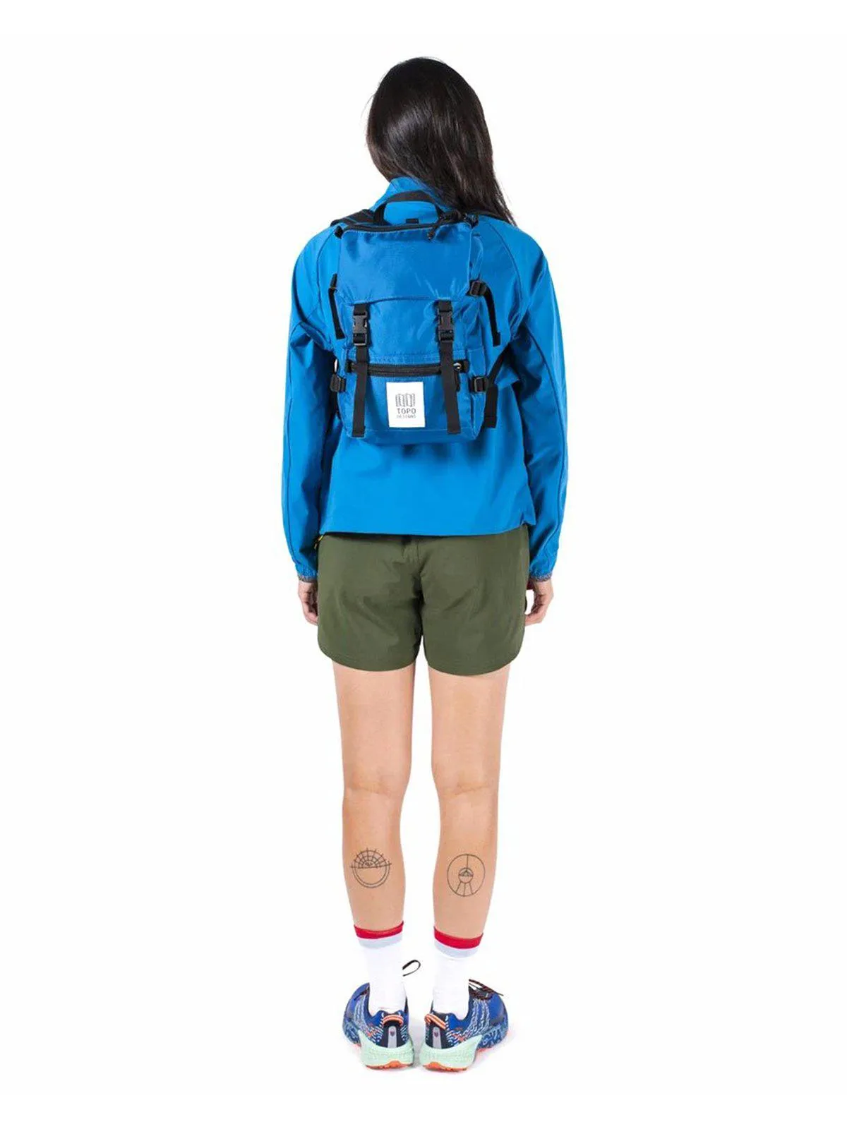 Topo Designs Rover Pack Mini Ripstop Black Purple