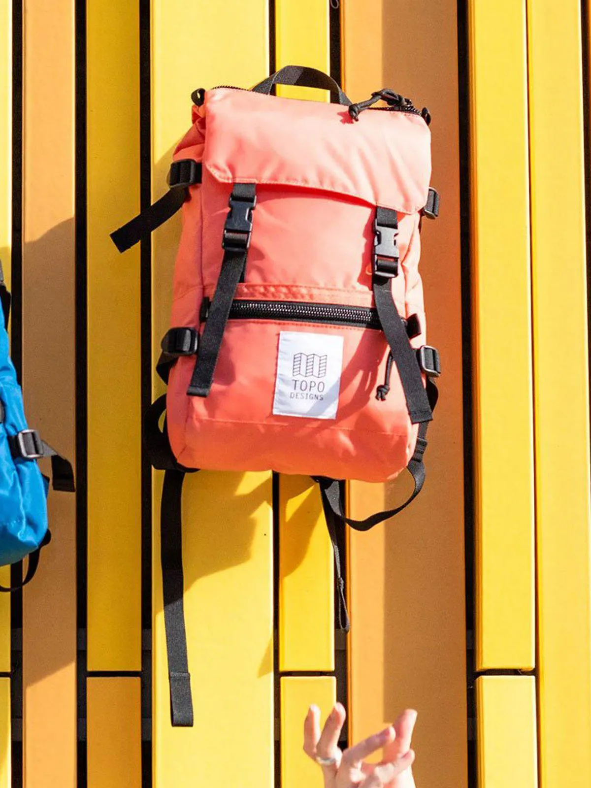Topo Designs Rover Pack Mini Ripstop Black Purple