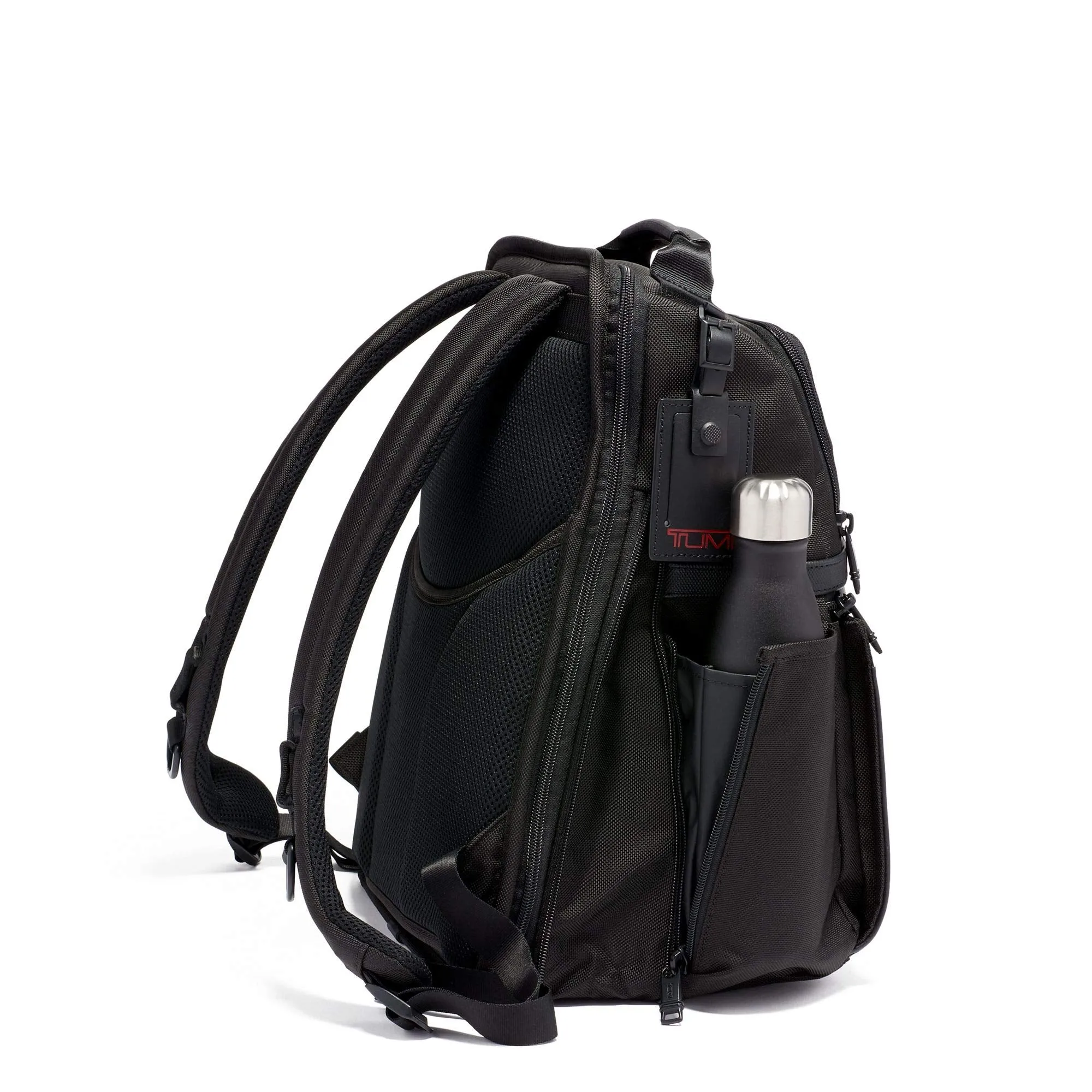 TUMI - Alpha 3 Slim Solutions Laptop Brief Pack - 15 Inch Computer Backpack for Men and Women - Black