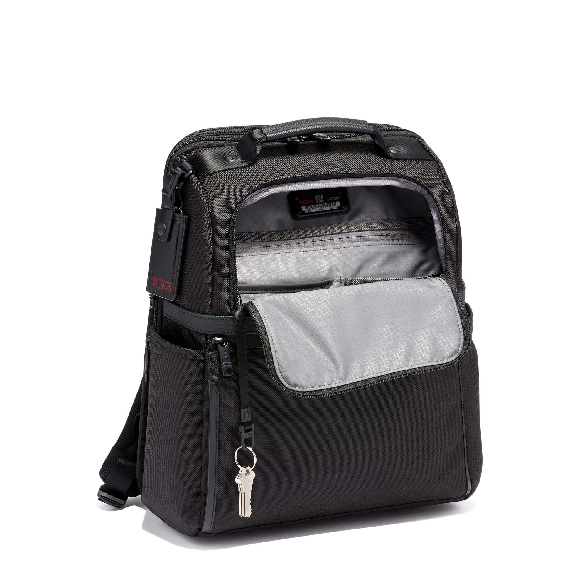 TUMI - Alpha 3 Slim Solutions Laptop Brief Pack - 15 Inch Computer Backpack for Men and Women - Black