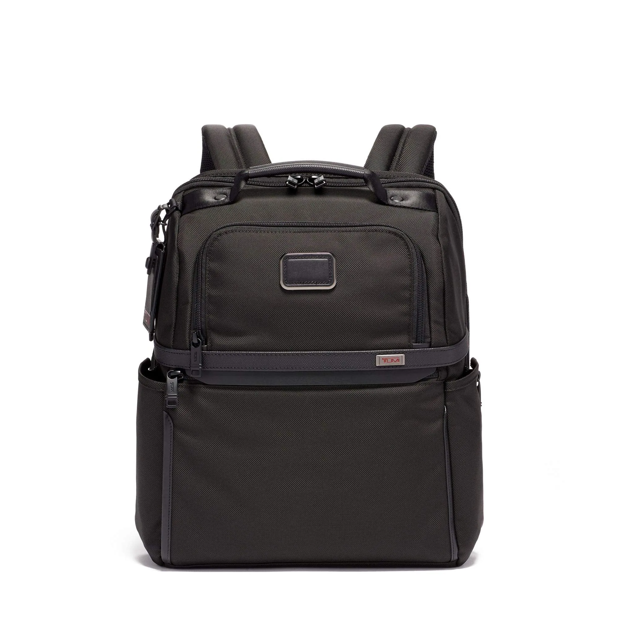 TUMI - Alpha 3 Slim Solutions Laptop Brief Pack - 15 Inch Computer Backpack for Men and Women - Black
