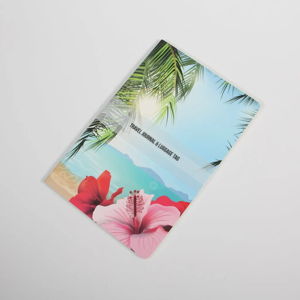 Vacay Ready Travel Journal & Silicone Luggage Tag Set