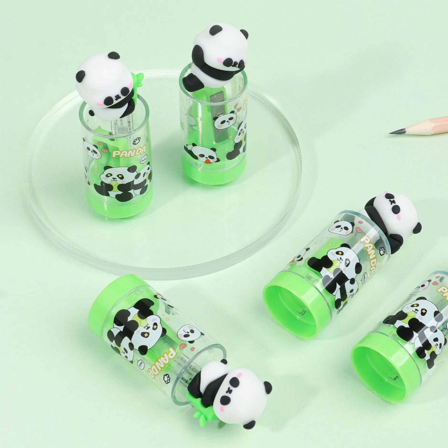 Whimsical Panda Pencil Sharpener