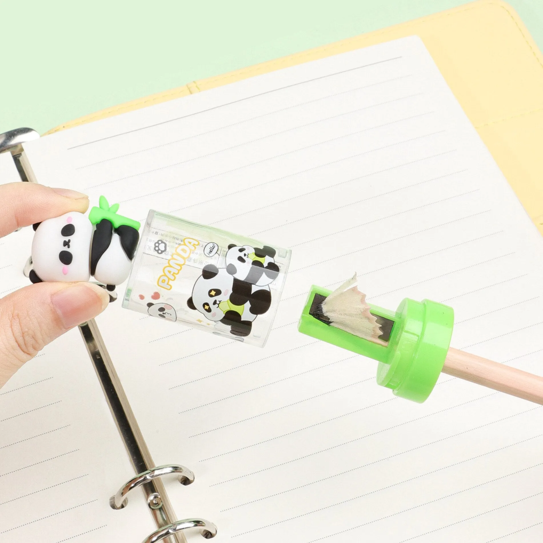 Whimsical Panda Pencil Sharpener