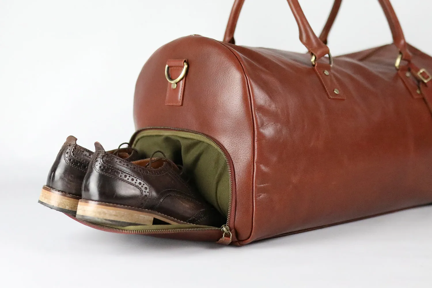Winchester Holdall | Brown Leather Large