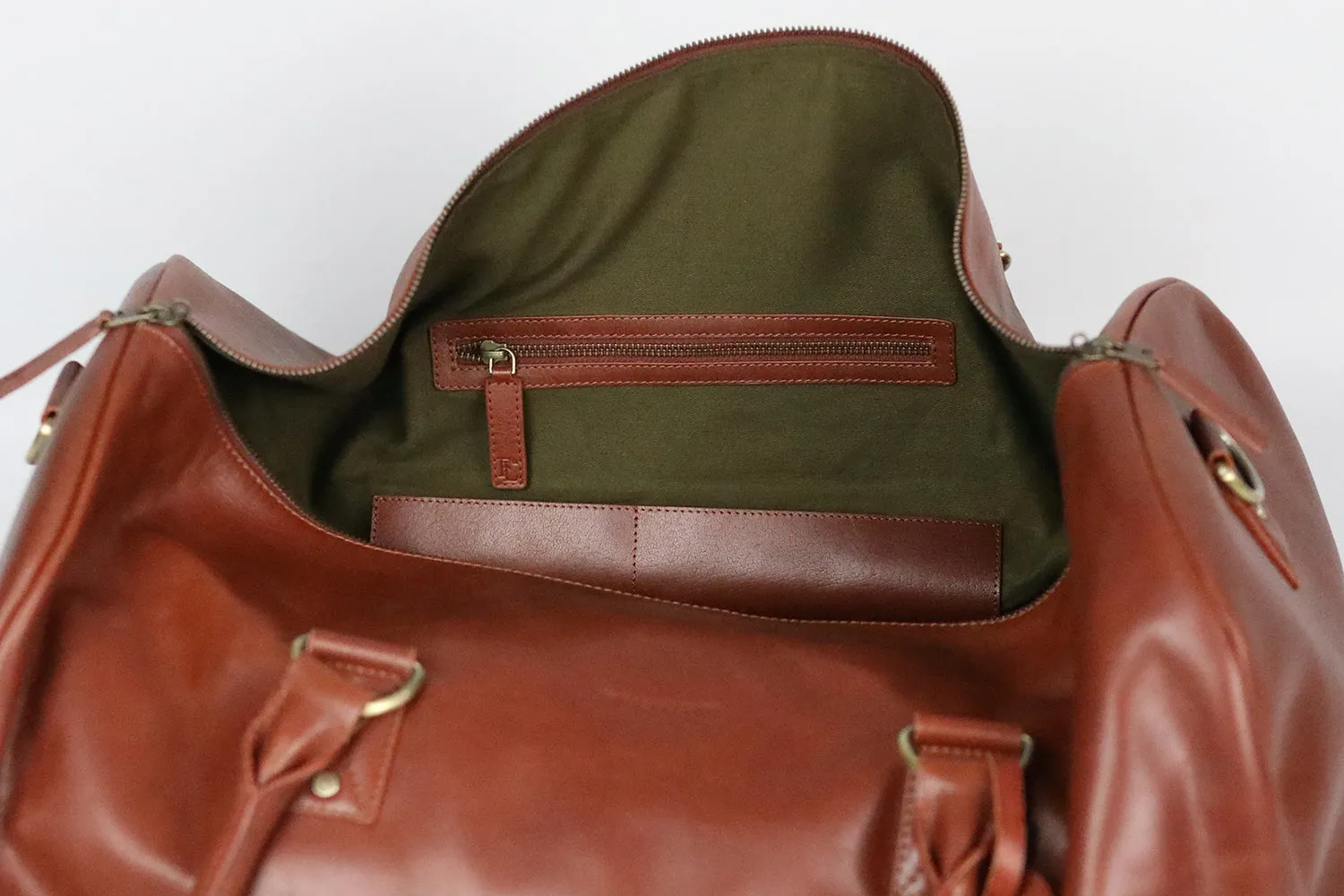 Winchester Holdall | Brown Leather Large